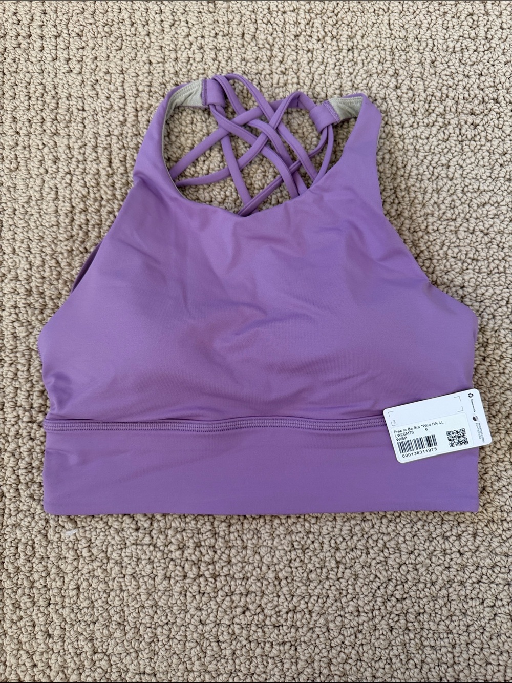 BN Lululemon Free to Be Wild High Neckline Bra